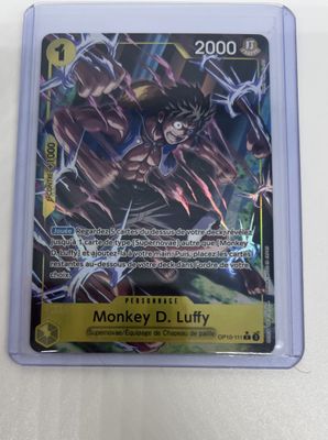 a close up of a card on a table with a white background