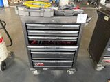 a picture of a tool cart with tools on it