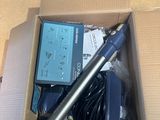 a box of electronic equipment that is sitting on a table