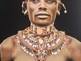 a picture of a man with a necklace on his neck