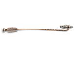 a close up of a metal hook with a wire attached to it