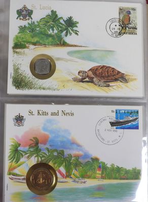 Album Classeur + Boitier, comprenant 20 "Enveloppe + Timbre …