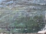 an image of a painting of a man on a surfboard in the water