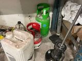 a picture of a room with a lot of stuff on the floor