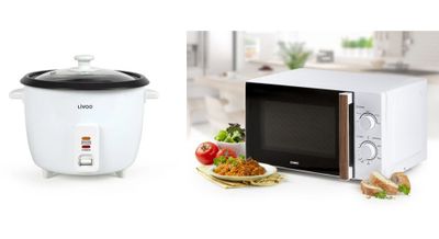 Lot de 2 articles composé de : 1 Four micro-ondes DOMO DO272…