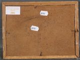 a picture of a piece of cardboard with stickers on it