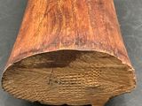 a large piece of wood that is sitting on a table