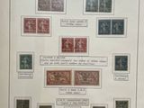 a picture of a picture of a collection of stamps on display