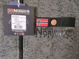 a label on the back of a jacket that says norway