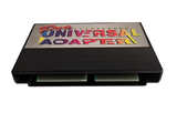 an image of a game console with the words universal academy on it