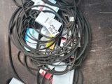 a pile of wires and cords on a table