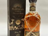 the bottle of plantation xo is next to the box