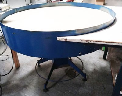 Table tournante de tri, diamètre 1,10 m, plateau en matière …