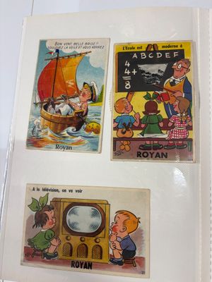 a book with pictures of cartoon characters on it