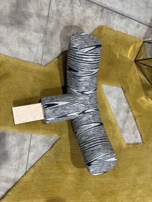 Olga ENGEL dossier amovible de siège Who are you, tissu zébr…