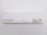 the back of a white box with a white label on it