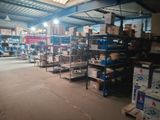 a large warehouse filled with lots of boxes and shelves