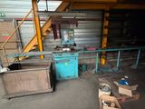 a machine that is sitting inside of a building