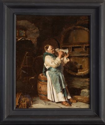 une image d'une peinture représentant une femme tenant un bébé