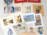 beaucoup de photos et des photos par terre