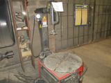 a machine that is sitting inside of a building