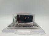 a plastic case with a cell phone inside of it
