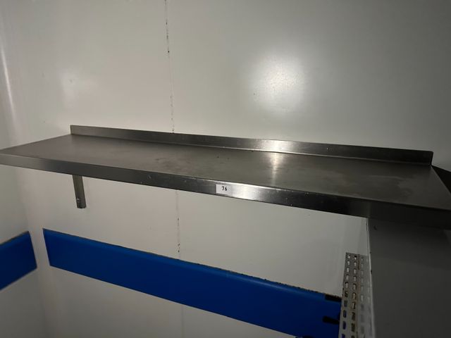 Étagère mural inox 120x30