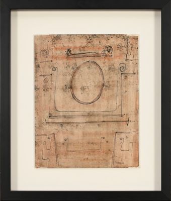 une image représentant un dessin de toilettes dans un cadre noir