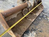 a close up of a large piece of machinery on the ground