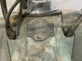 a close up view of a machine that is on the ground
