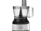a close up of a food processor on a white background