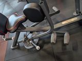 a close up of a machine in a gym