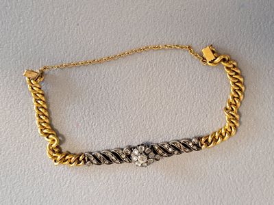 Bracelet en or de deux tons constitué d'éléments composites,… - Photo 1