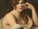 portrait of a young woman with her hair in a ponytail