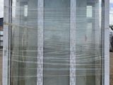 a picture of a glass door on a pallet