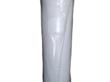 a picture of a roll of white tissue on a white background