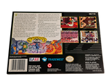 a back cover of a video game with pictures on it