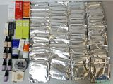 a lot of silver foil on top of a table