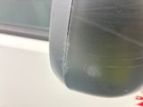 a close up of a mirror on a car ' s side view mirror
