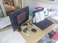 Ordinateur portable DELL et écran DELL, Imprimante HP Laserj…