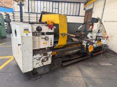 a machine that is sitting inside of a building