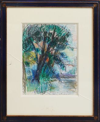 Michel KIKOINE (1892 - 1968) « Paysage d'Annay-sur-Serein »