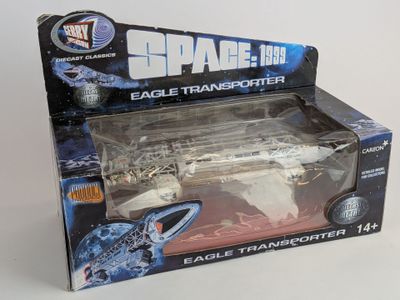 star trek space shuttle transporter vehicle in its box