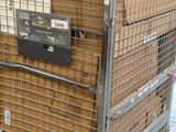 a cart with boxes on top of it in a store