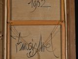 an old picture of a box with some writing on it