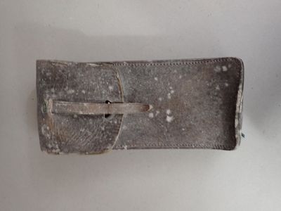 a small piece of cloth that is sitting on a table