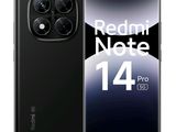 the back and side of a black realm note 14 pro phone