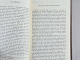 a open book with a picture of a man on it