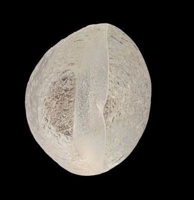 BERNARD DE JONGHE - Sculture en cristal, rayures et chocs