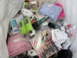 a plastic bag full of items that are inside of it